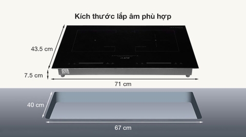 Bếp từ hồng ngoại lắp âm Junger SIS-66
