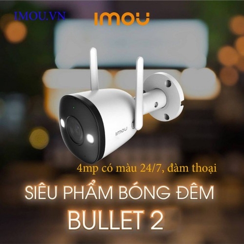 Mắt Camera Dahua IPC- F42FEP-IMOU THÂN Wifi 4M có màu, đàm thoại 2 chiều