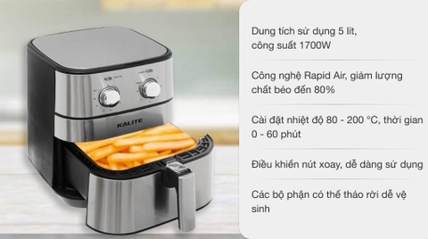 Nồi chiên không dầu Kalite Q5 5 lít