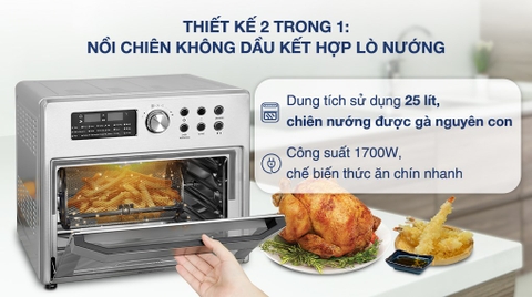 Lò chiên không dầu Kangaroo KG25AF1A 25 lít