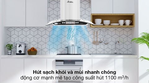 Máy hút mùi kính cong Apex APB6601-70C