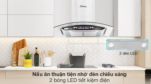 Máy hút mùi kính cong Apex APB6601-70C