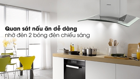 Máy hút mùi kính cong Kocher K-8370XS