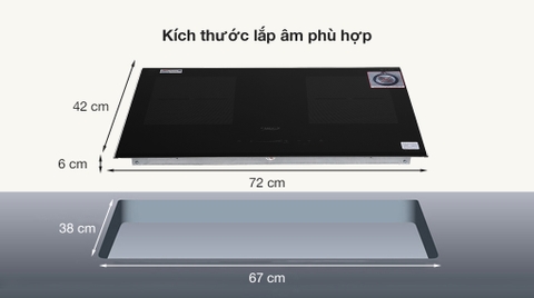 Bếp từ đôi lắp âm Chef's EH - DIH328