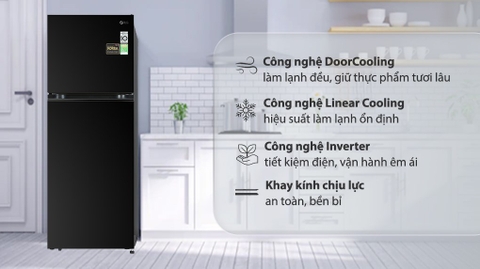 Tủ lạnh LG Inverter 315 Lít GN-M312BL