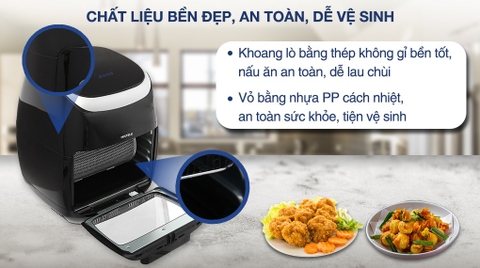 Lò chiên không dầu Hafele HS-AF1102B (535.43.715) 11 lít