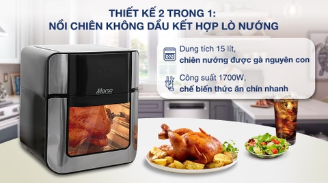 Lò chiên không dầu Sunhouse Mama SHD4088 15 lít