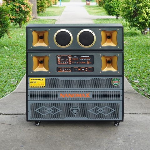 Loa Kéo Bình & Điện Nanomax Pro-215G Bass Đôi 40cm 2200w