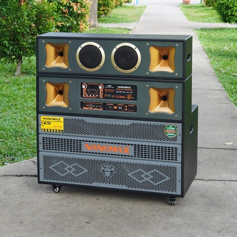 Loa Kéo Bình & Điện Nanomax Pro-215G Bass Đôi 40cm 2200w