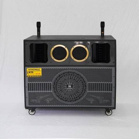 Loa Kéo Bình & Điện Nanomax Pro-555 Bass Đôi 40cm 2400w