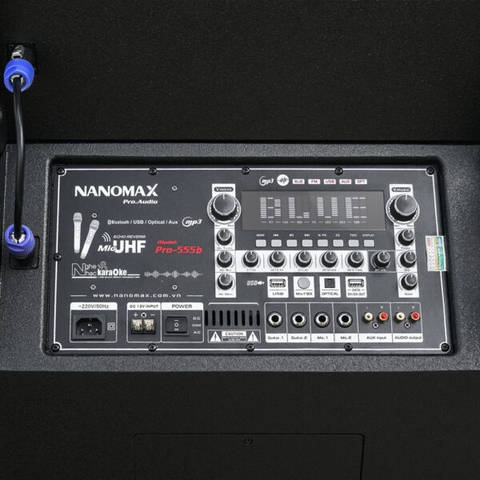 Loa Kéo Nanomax Pro-555b Bass Đôi Đứng Array 40cm 2400w