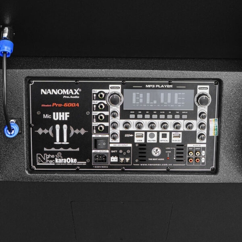 Loa Kéo Bình & Điện Nanomax Pro-600A Bass Đôi 50cm 3600w