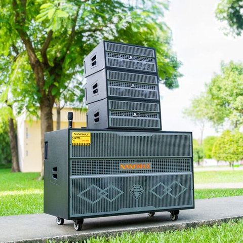 Loa Kéo Bình & Điện Nanomax Pro-600A Bass Đôi 50cm 3600w