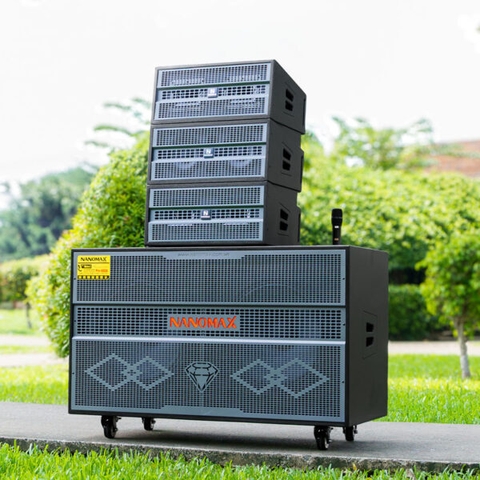 Loa Kéo Bình & Điện Nanomax Pro-600A Bass Đôi 50cm 3600w