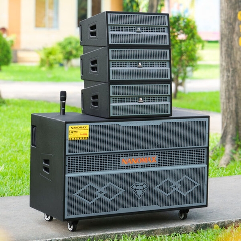 Loa Kéo Bình & Điện Nanomax Pro-600A Bass Đôi 50cm 3600w