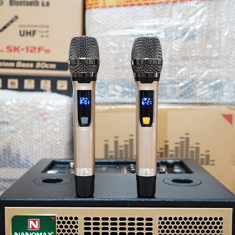 Loa Kéo Nanomax SK-12X1 Bass 30cm 380w Karaoke Bluetooth