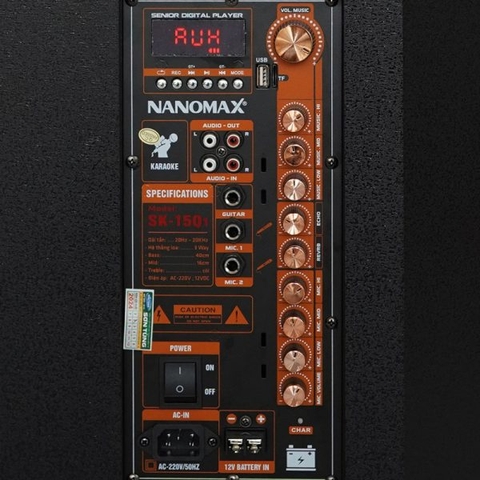 Loa Kéo Nanomax SK-15Q1 Bass 40cm 450w Karaoke Bluetooth