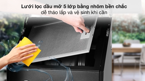 Máy hút mùi áp tường Kangaroo KG1361