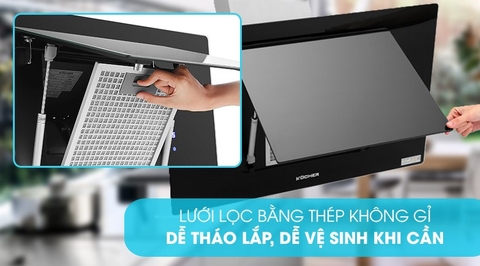 Máy hút mùi áp tường Kocher K-2080V 70