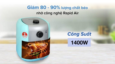 Nồi chiên không dầu Magic Eco AC-101 5.5 lít
