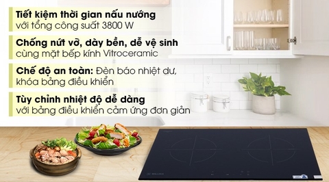 Bếp từ đôi lắp âm Malloca MH-7320I