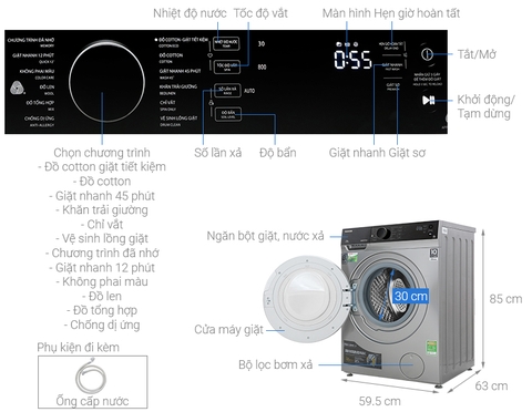 MÁY GIẶT TOSHIBA TW-BK105M4V(SK)