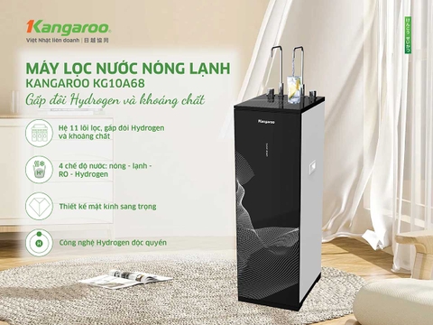 MÁY LỌC NƯỚC KANGAROO HYDROGEN NÓNG LẠNH 10A68