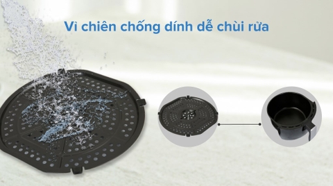 Nồi chiên không dầu Mishio MK-268 5 lít