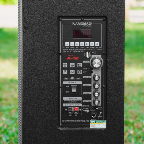 Loa Kéo Nanomax A-12 Bass 30cm 250w Karaoke Bluetooth