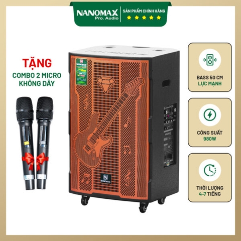 Loa Kéo Nanomax A-500 Bass 50cm
