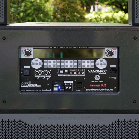 Loa Kéo Bình & Điện Nanomax Pro-500A Bass Đôi 50cm 3200w