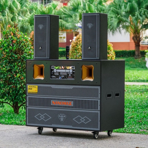 Loa Kéo Bình & Điện Nanomax Pro-500A Bass Đôi 50cm 3200w