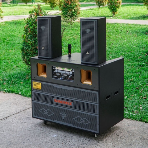 Loa Kéo Bình & Điện Nanomax Pro-500A Bass Đôi 50cm 3200w