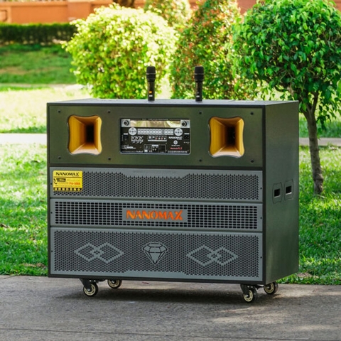 Loa Kéo Bình & Điện Nanomax Pro-500A Bass Đôi 50cm 3200w