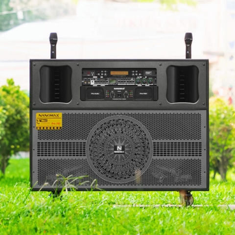 Loa Kéo Điện Nanomax Pro-703 Bass Đôi 40cm 2400w
