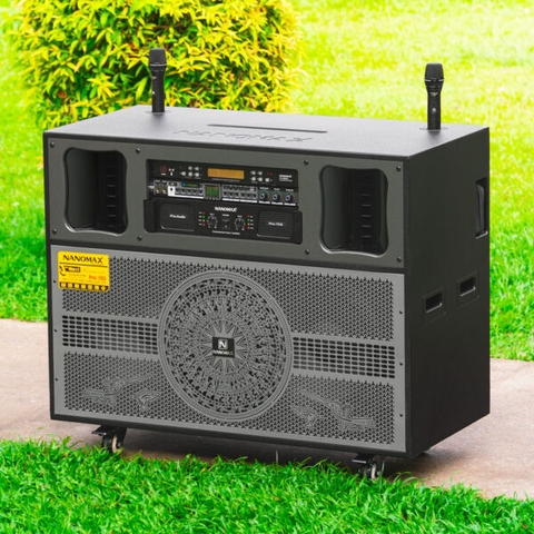 Loa Kéo Điện Nanomax Pro-703 Bass Đôi 40cm 2400w