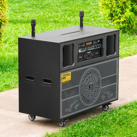 Loa Kéo Điện Nanomax Pro-703 Bass Đôi 40cm 2400w