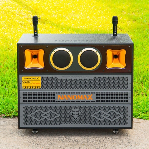 Loa Kéo Bình & Điện Nanomax Pro-803N Bass Đôi 40cm 1600w