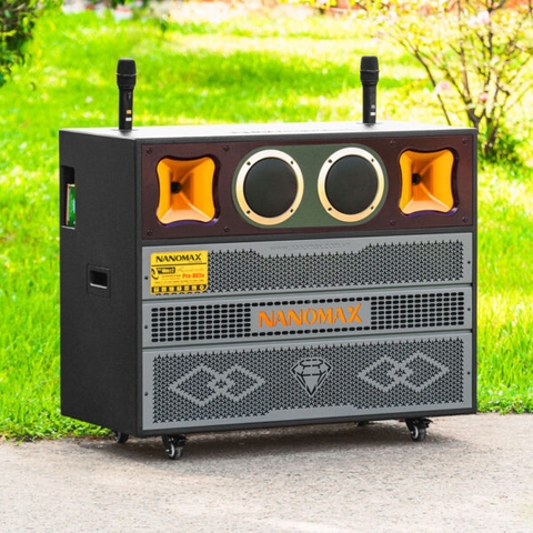 Loa Kéo Bình & Điện Nanomax Pro-803N Bass Đôi 40cm 1600w