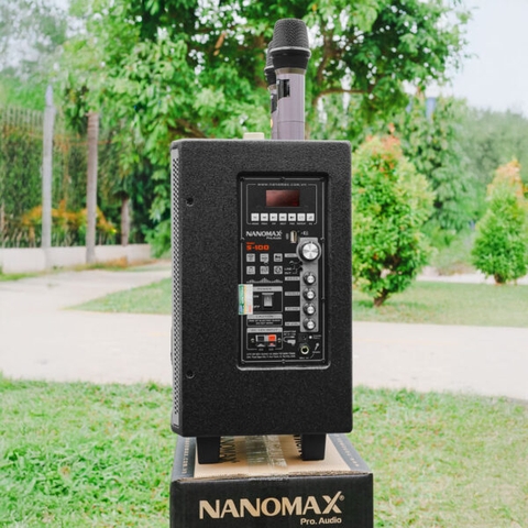 Loa Kéo Mini Nanomax S-100 Thùng đen Bass 20cm 50w