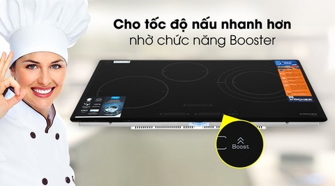 Bếp từ 3 vùng nấu lắp âm Kocher DI-855GE