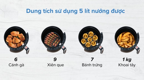 Nồi chiên không dầu BlueStone AFB-5870 5 lít