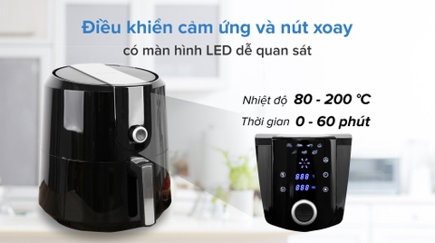 Nồi chiên không dầu Kangaroo KG55AF1A 5.2 lít