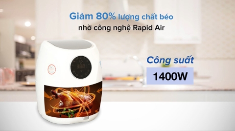 Nồi chiên không dầu Perfect PF-D88 5.3 lít