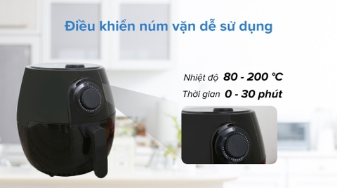 Nồi chiên không dầu Mishio MK-01 3.8 lít