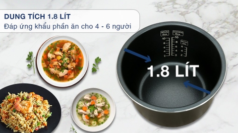 Nồi cơm điện panasonic SR-CP188NRAM