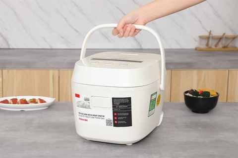 Nồi cơm điện tử Toshiba 1.8 lít RC-18DR5UVN(W)