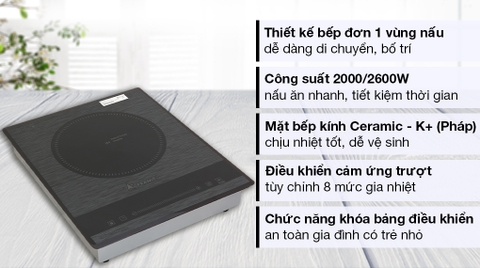 Bếp từ đơn lắp âm Pramie 1105