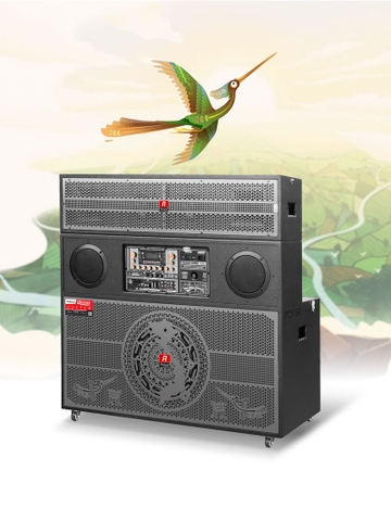 Loa kéo di động Redsound P215B bass 4 tấc đôi