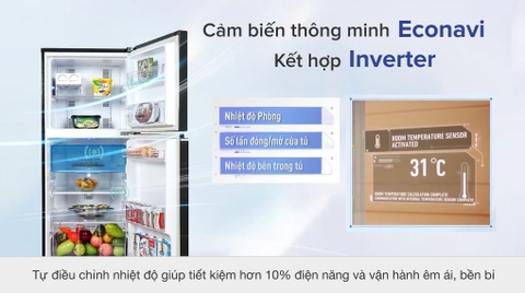 Tủ lạnh Panasonic Inverter 234 lít NR-TV261BPKV
